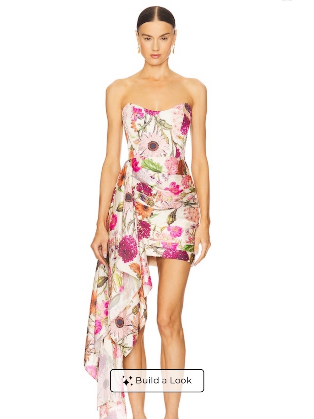 Katie May Chasing Dawn Gown in Pink Daisy Size small